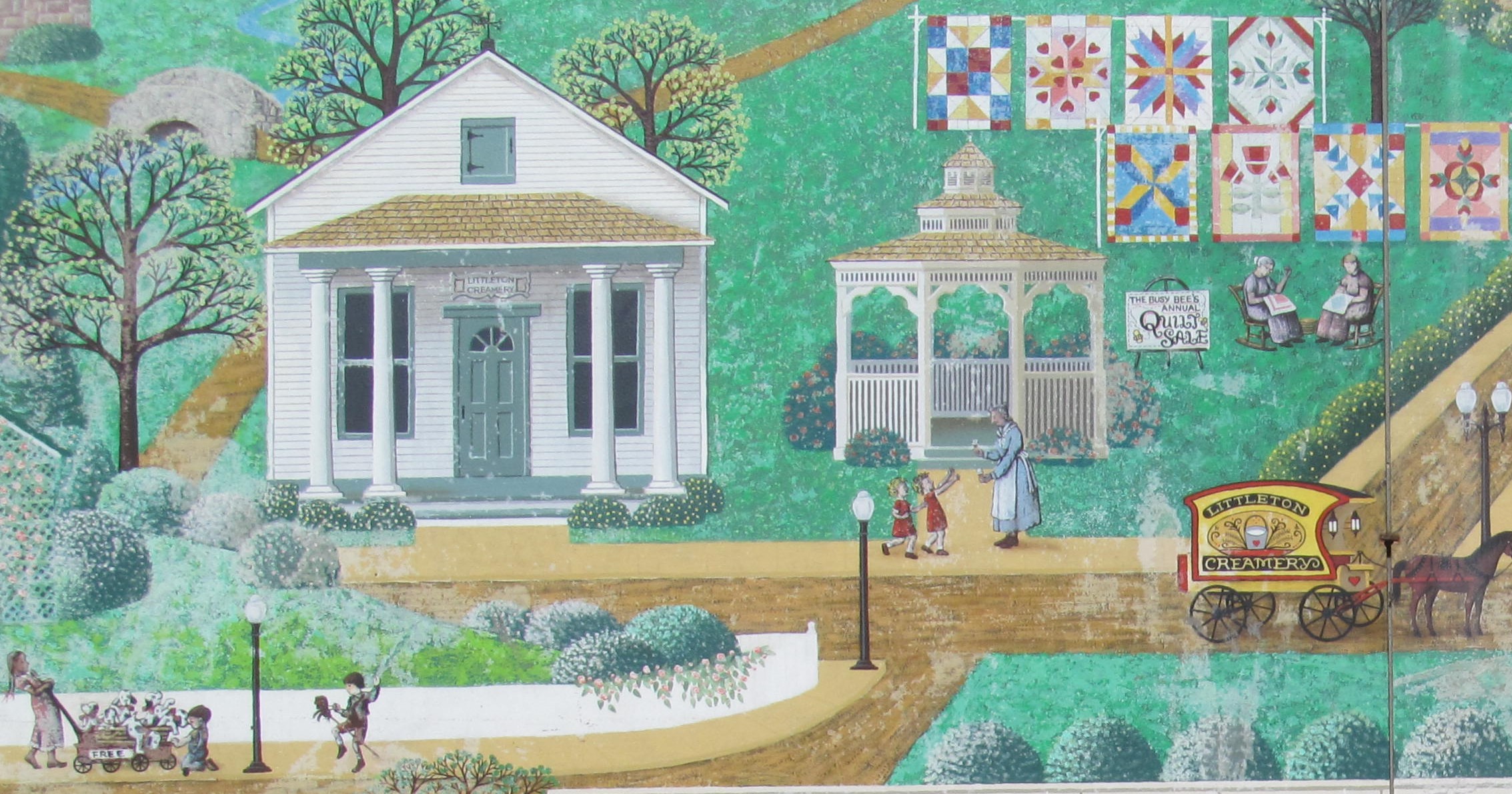 2675 Alamo Littleton Creamery mural