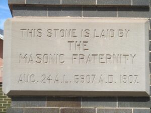 Arapahoe Courthouse Corner Stone Crony_ss