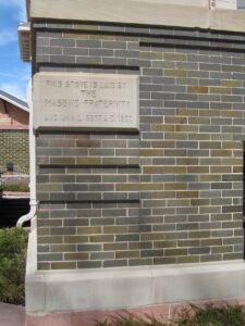 Arapahoe Courthouse Corner Stone and base Crony_ss