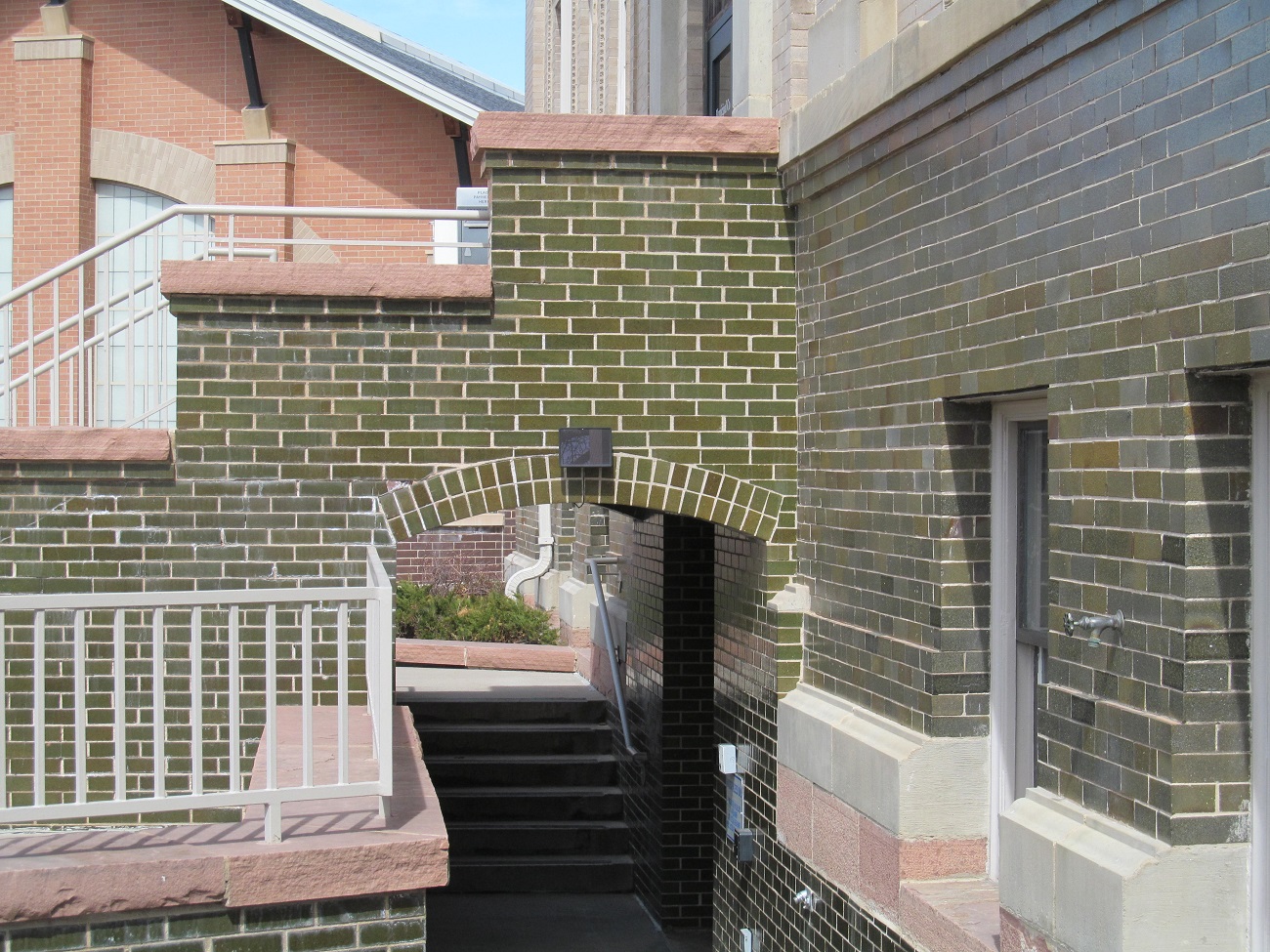 Arapahoe Courthouse West basement entrance Green Brick Crony 1_ss