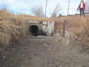 City ditch near cemetary