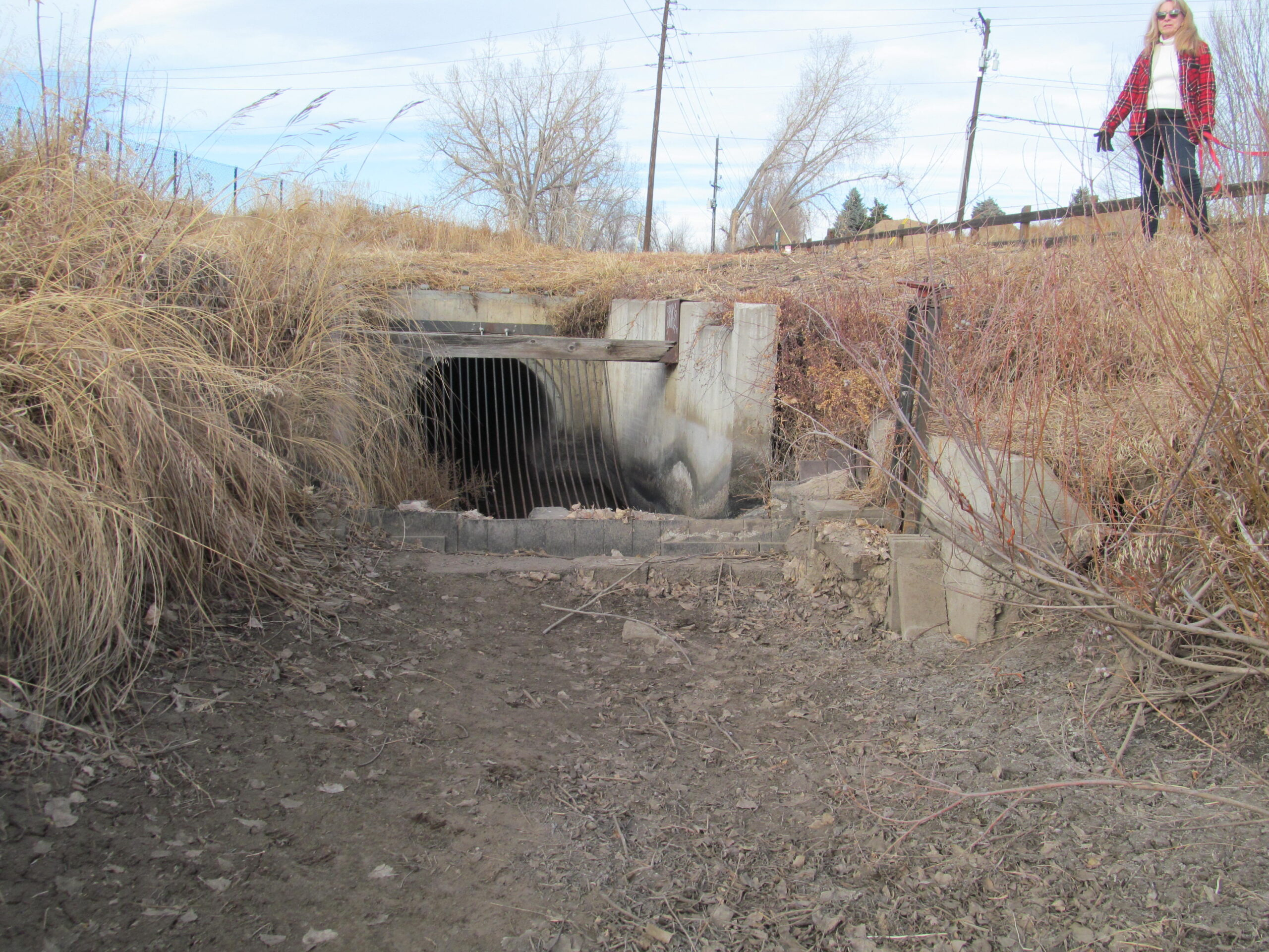 City ditch near cemetary